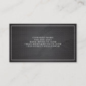 Rode textuur | Klassieke witte rand Visitekaartje (Achterkant)