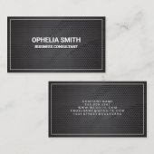 Rode textuur | Klassieke witte rand Visitekaartje (Voorkant / Achterkant)