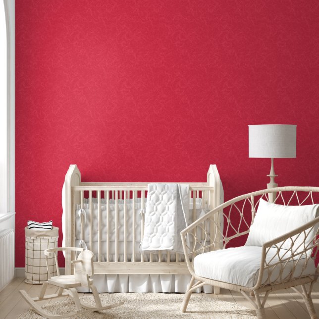 Rode textuurachtergrond met draaiend patroon behang (Kinderen)