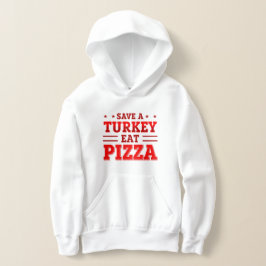 rode Thanksgiving red kalkoen pizza