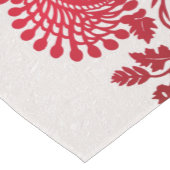 Rode Thanksgiving Turkije Bloemen Tafelloper (Hoek)