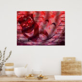 rode theatermaskers poster (Keuken)