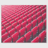 Rode theaterstoelen cadeaupapier (Vlak)