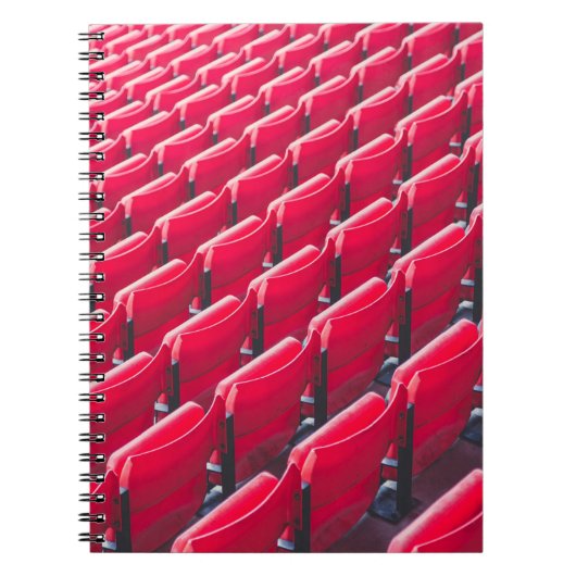 Rode theaterstoelen notitieboek (Voorkant)