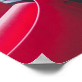 Rode theaterstoelen poster (Hoek)