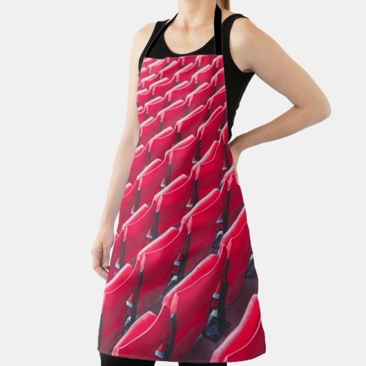 Rode theaterstoelen schort (Insitu)