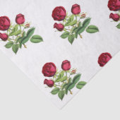 rode thee Rozen bloemen Tissuepapier (Detail)