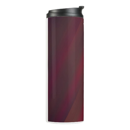 Rode thermische thermosbeker (Gedraaid links)