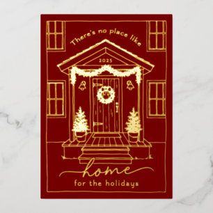 Rode Thuis voor de Feestdagen Makelaar Kerstmis Go
