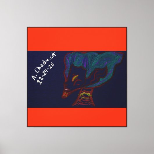 Rode Tijger Elf Koning Canvas Afdruk (Voorkant)