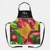 Rode Tijger Lelie bloemen, Mam Schort (Voorkant)