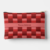 Rode tinten kleurblokken etui (Achterkant)