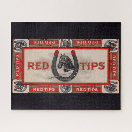 Rode Tips sigarenlabel Legpuzzel (Horizontaal)