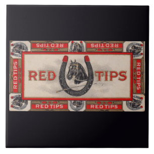 Rode Tips sigarenlabel Tegeltje