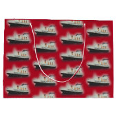  Rode Titanic sjerp kerst Groot Cadeauzakje (Achterkant)