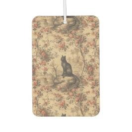 Rode Toile Chinoiserie Kat Damast Luchtverfrisser