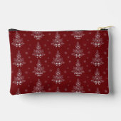 Rode Toile De Jouy Coquette Kerstblad Etui (Achterkant)