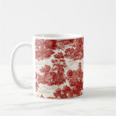 Rode Toile Landschap Scene (8) Koffiemok (Links)