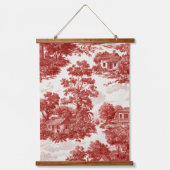 Rode Toile Landschapscene (8) Hangend Wandkleed (Voorkant)