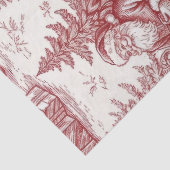 Rode Toile Tissuepapier (Detail)
