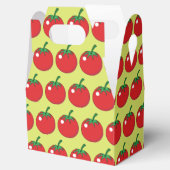 Rode tomaat bedankdoosjes (Geopend)