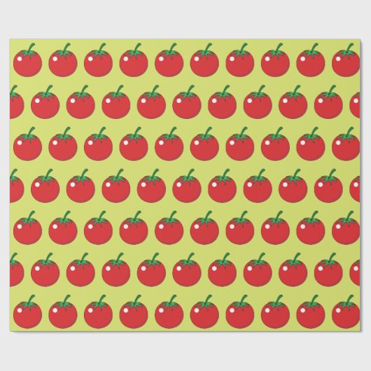 Rode tomaat cadeaupapier (Vlak)