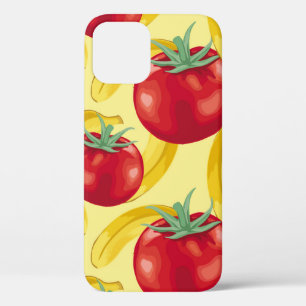 Rode tomaat en vruchten naadloze patroonontwerper Case-Mate iPhone case
