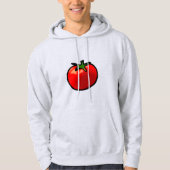 Rode tomaat grillige aangepaste kunst hoodie (Voorkant)