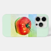 Rode Tomaat Groene iPhone / iPad hoes (Achterkant (horizontaal))