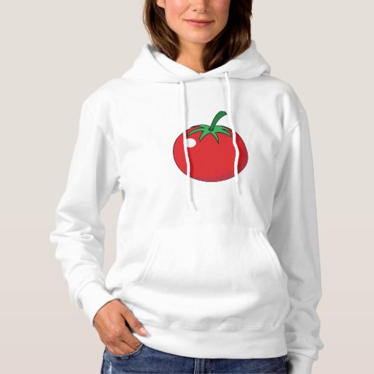Rode tomaat hoodie (Voorkant)