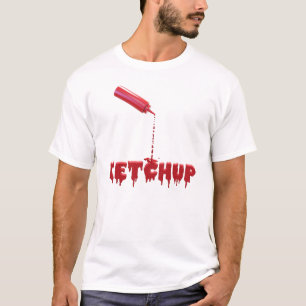 Rode tomaat ketchup t-shirt
