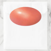 Rode tomaat ovale sticker (Tas)