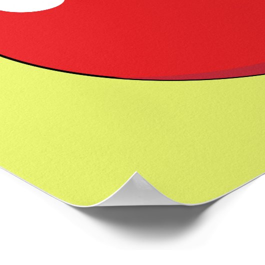 Rode tomaat poster (Hoek)