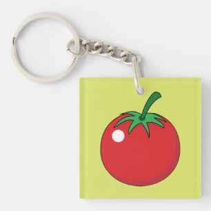 Rode tomaat sleutelhanger