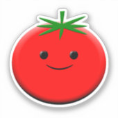 Rode tomaat sticker (Voorkant)