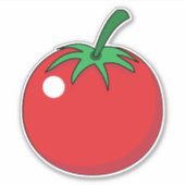 Rode tomaat sticker (Voorkant)