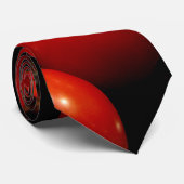 Rode tomaat stropdas (Opgerold)