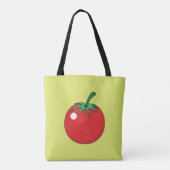 Rode tomaat tote bag (Achterkant)