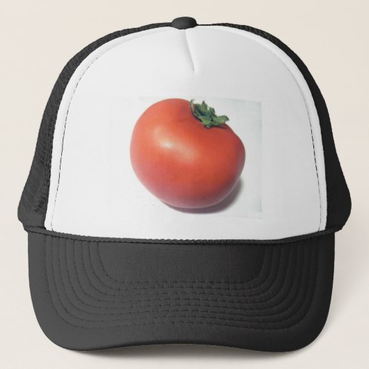 Rode tomaat trucker pet (Voorkant)
