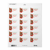 Rode tomaten 2 keuken behoudt label (Full Sheet)