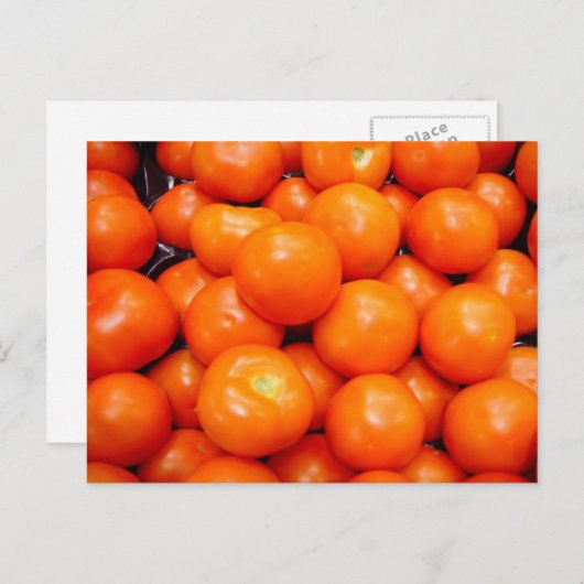 Rode tomaten briefkaart (Voorkant / Achterkant)