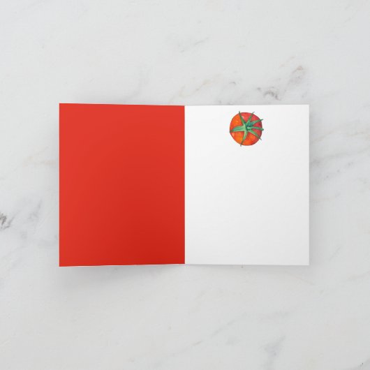 Rode tomaten kaart (Binnen)