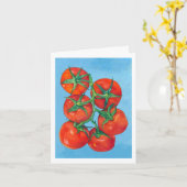 Rode tomaten kaart (Gele Bloem)