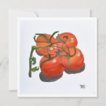 Rode tomaten op de wijnstok