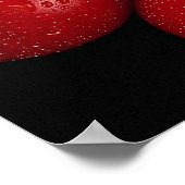 rode tomaten, vers of sappig poster (Hoek)