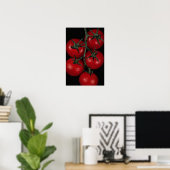 rode tomaten, vers of sappig poster (Thuiskantoor)
