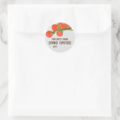 Rode Tomaten Zelfgemaakte Ingeblikte Potje Label (Tas)