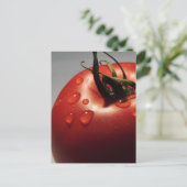 RODE TOMATO VERS FRUITS GROTTEN GEZONDE JUMMY BRIEFKAART (Staand voorkant)