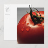 RODE TOMATO VERS FRUITS GROTTEN GEZONDE JUMMY BRIEFKAART (Voorkant / Achterkant)