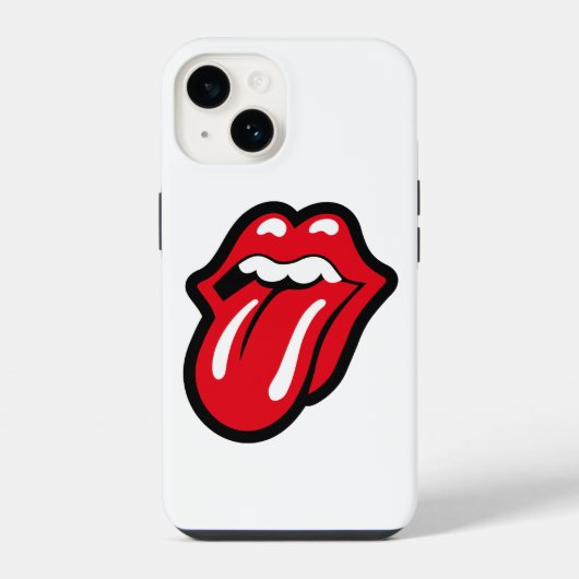 Rode tong iPhone hoesje (Achterkant)